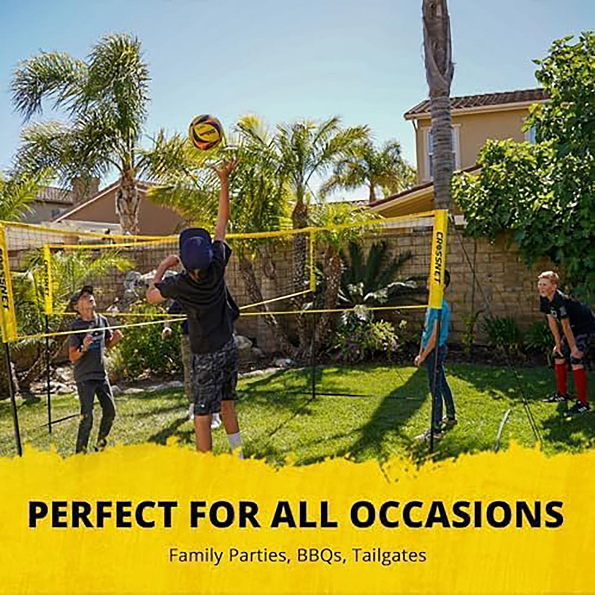 Vivere Crossnet 4-Square Volleyball Game