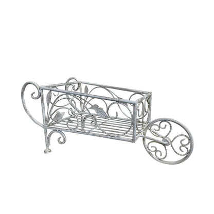 French Country Decorative Wheelbarrow Planter 40cm - Image 2