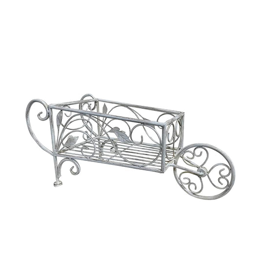 French Country Decorative Wheelbarrow Planter 40cm - Image 2