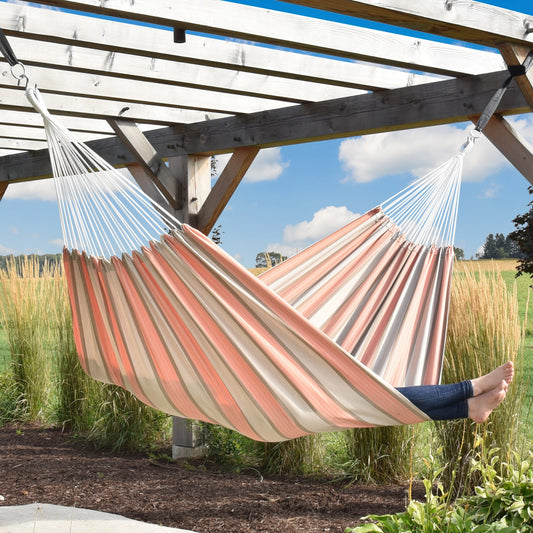 Vivere Brazilian Style Sunbrella Hammock - Cameo