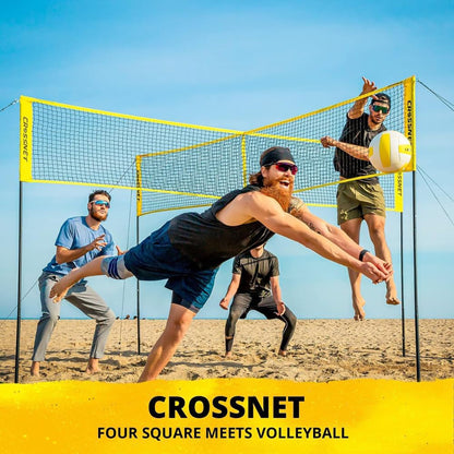 Vivere Crossnet 4-Square Volleyball Game
