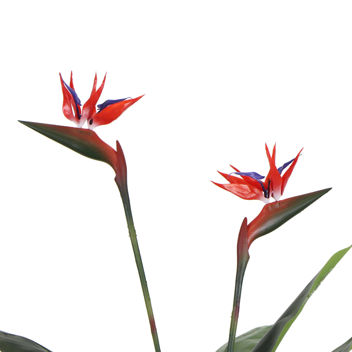 Artificial Bird of Paradise Plant 110cm (Red Flowers) - Image 4
