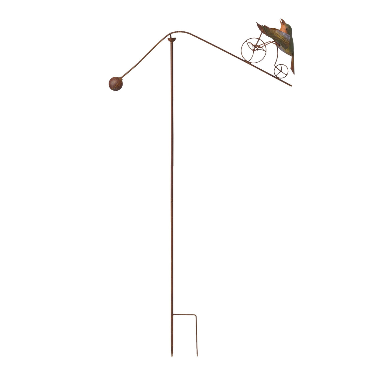 Balance Bird On Bike Stake 46cm