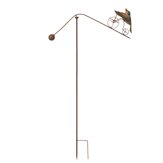 Balance Bird On Bike Stake 46cm