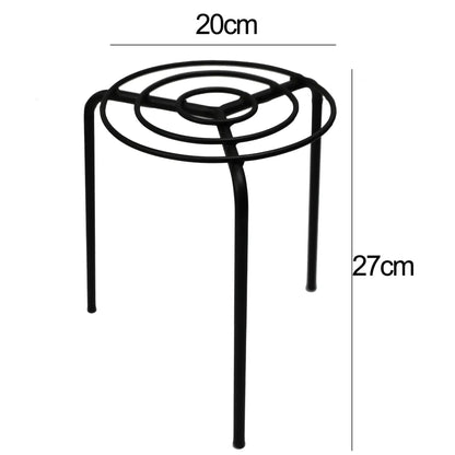 Durable Circular Metal Plant Pot Riser Insert for Decorative Planters 26cm