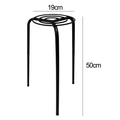 Durable Circular Metal Plant Pot Riser Insert for Decorative Planters 50cm