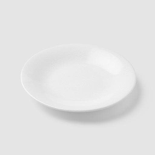 Tapas Plate 17cm Parchment White Glaze - Image 2