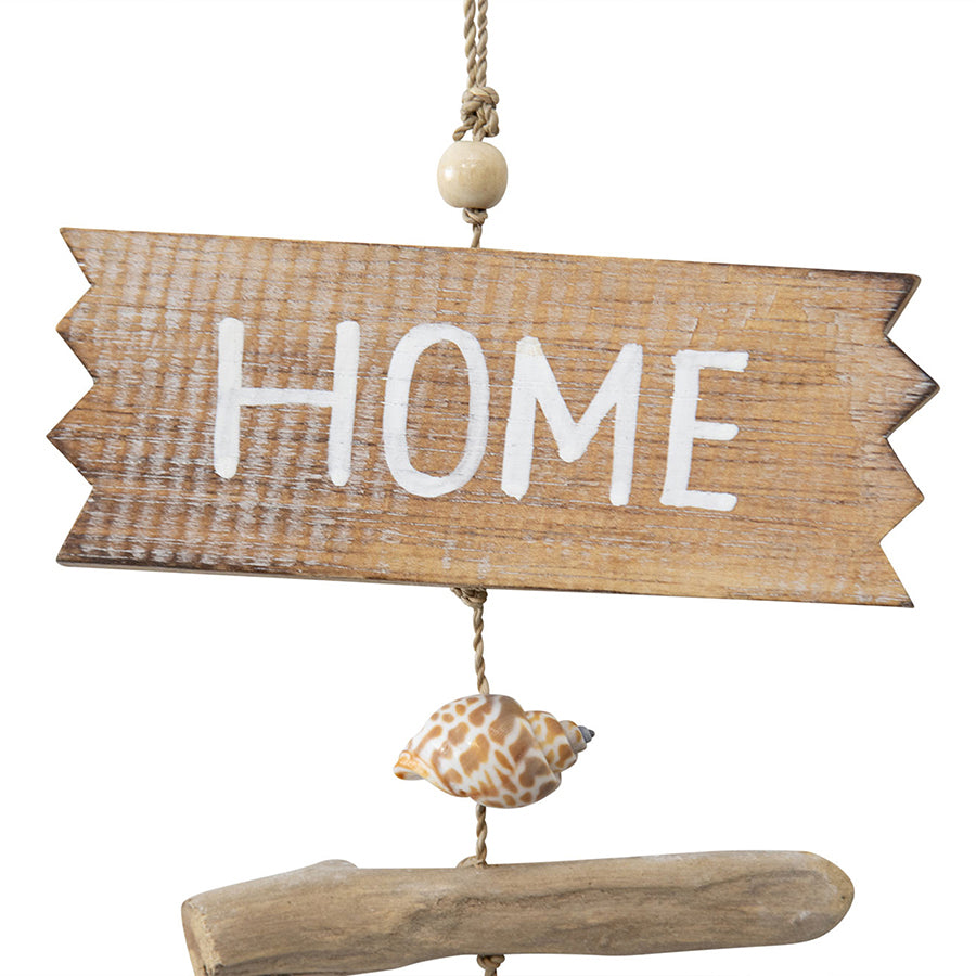 Handcrafted Our Home 2-Piece Driftwood W Fish Wall Art 15x50cm - Image 2