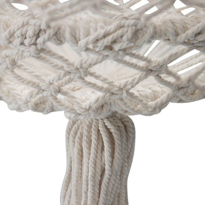 Handcrafted Macrame W Timber Potplant Hanger 28x90cm - Image 4