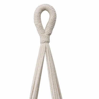 Handcrafted Macrame W Timber Potplant Hanger 28x90cm - Image 5