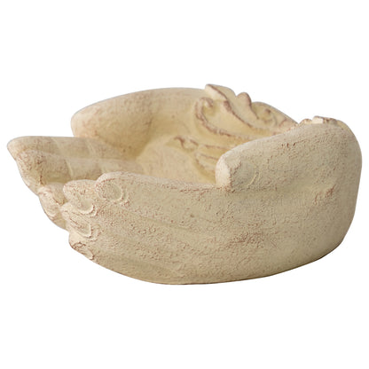 Handcrafted Mouded Sincerity Hands ( incence stick holder) 18x7cm - Image 5