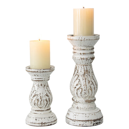 Handcrafted Eternity Pillar Candleholder 14x5cm - Image 3