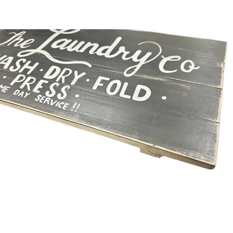 Handcrafted Laundry Co Wall Art 40cm - Image 3