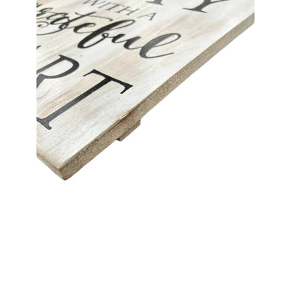 Grateful Heart Wall Art 30cm - Image 3