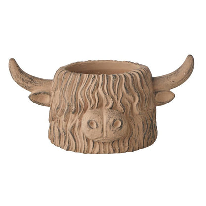 Hamish Highland Cow Planter Large 23.5 x 15.5 x 11 cm
