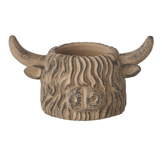 Hamish Highland Cow Planter Small 17 x 11 x 9 cm