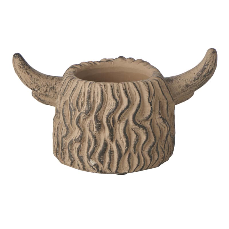Hamish Highland Cow Planter Small 17 x 11 x 9 cm