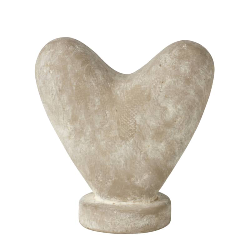 Stone Cold Heart Ornament Small 14 x 7.5 x 15 cm
