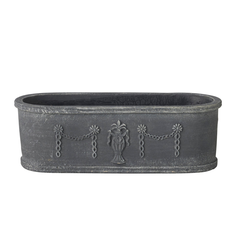 Noir Rectangular Planter Small 30.5 x 12 x 10 cm