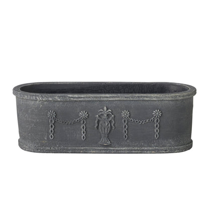 Noir Rectangular Planter Small 30.5 x 12 x 10 cm
