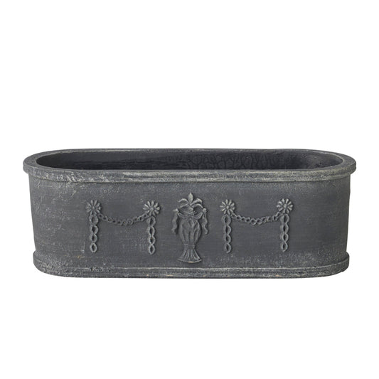 Noir Rectangular Planter Small 30.5 x 12 x 10 cm