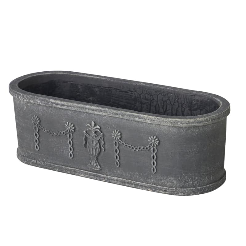 Noir Rectangular Planter Small 30.5 x 12 x 10 cm