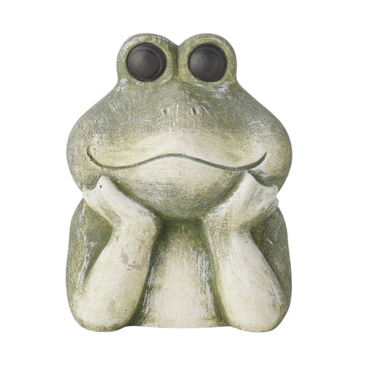 Claude-Croak the Frog Ornament Large 15.5 x 11.5 x 20 cm