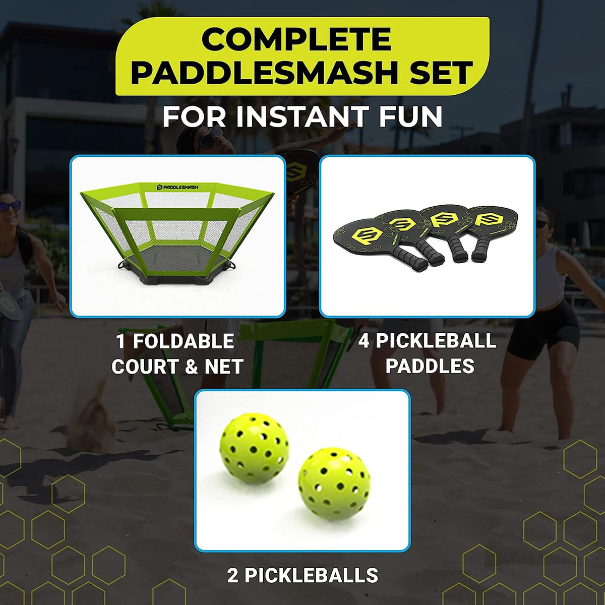 Vivere PaddleSmash Original Outdoor Yard Game