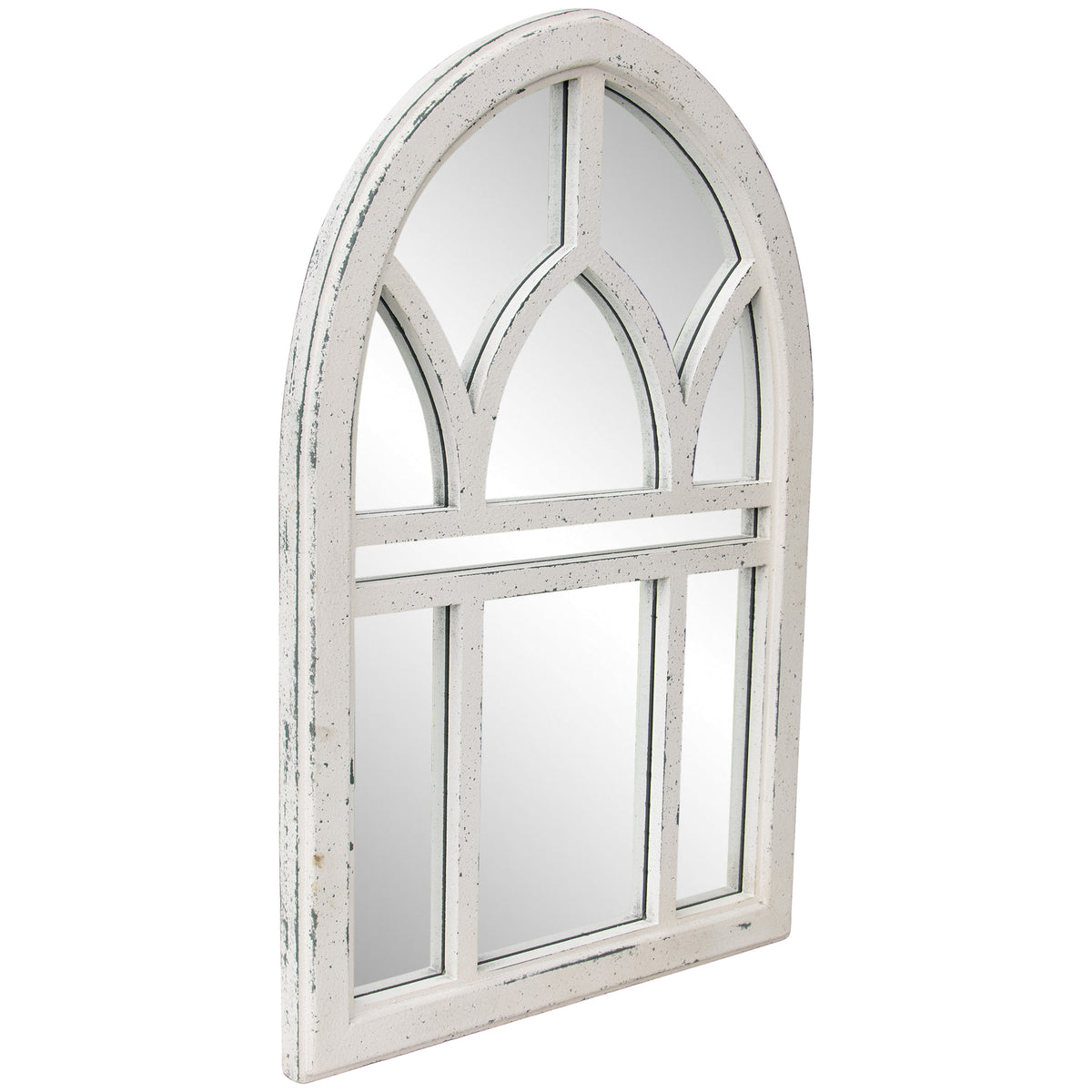 French Provincial Gothic-Style Wall Mirror 53x81cm - Image 3