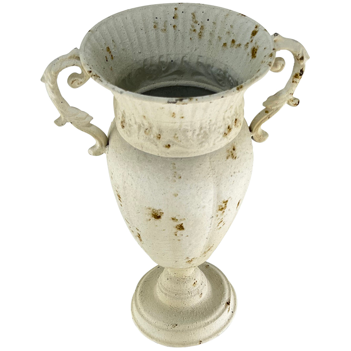 Martinique Aged Fluted Slim Urn 24x36cm - Image 4