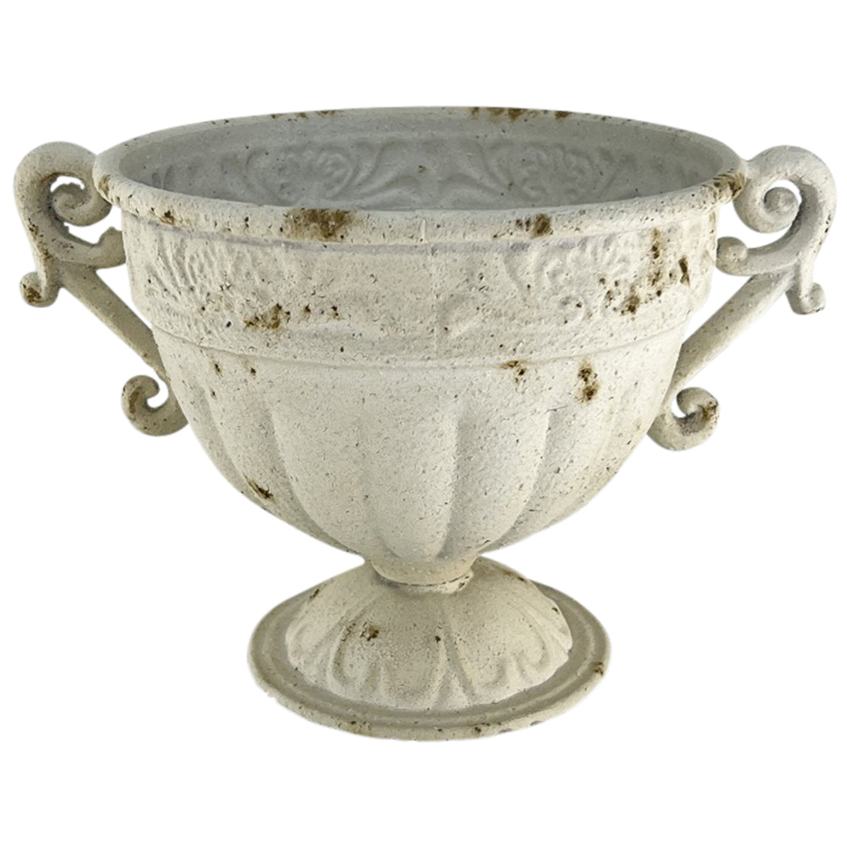 Martinique Aged Fluted Urn 25x18cm