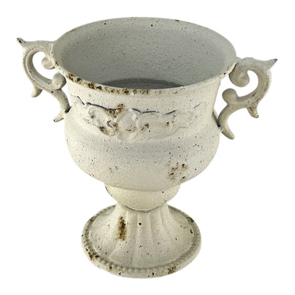 Martinique Aged Urn w/ Handles 18x16cm - Image 5