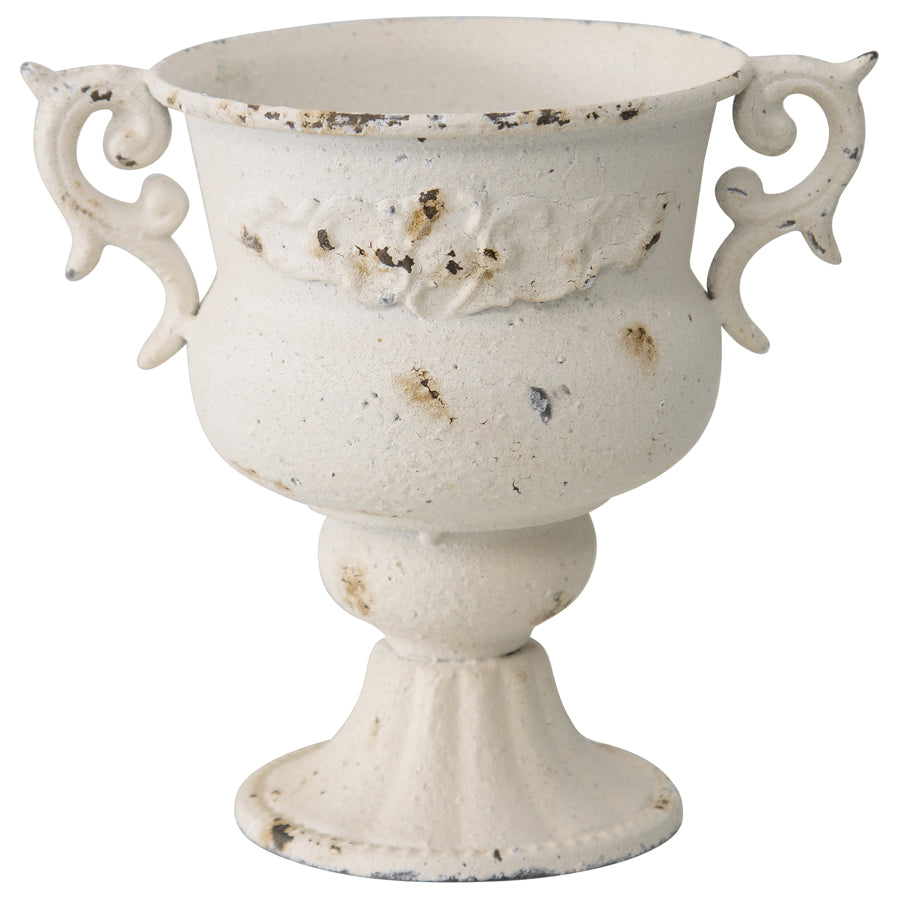 Martinique Aged Urn w/ Handles 18x16cm