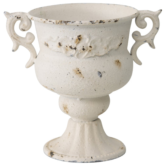 Martinique Aged Urn w/ Handles 18x16cm