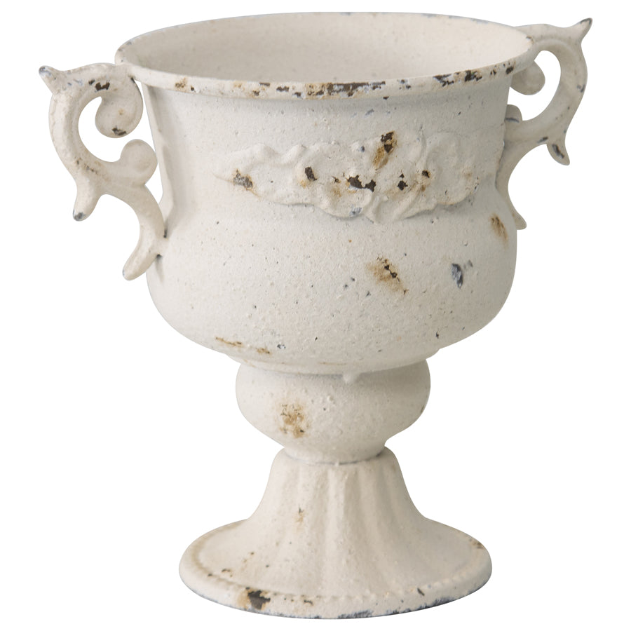 Martinique Aged Urn w/ Handles 18x16cm - Image 3