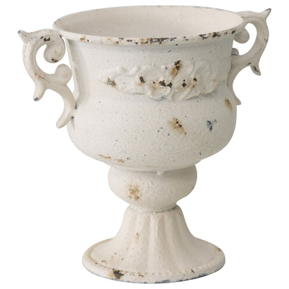 Martinique Aged Urn w/ Handles 18x16cm - Image 3
