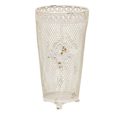 French Provinicial Dry-Flower Vase w Fleur-De-Lis 33cm - Image 2