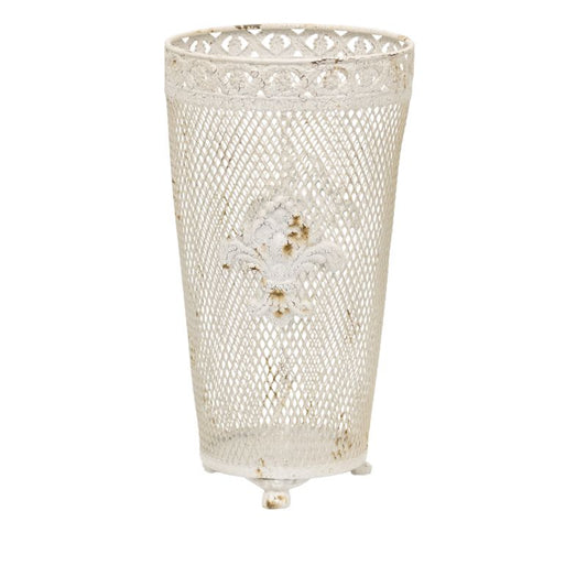 French Provinicial Dry-Flower Vase w Fleur-De-Lis 33cm - Image 2