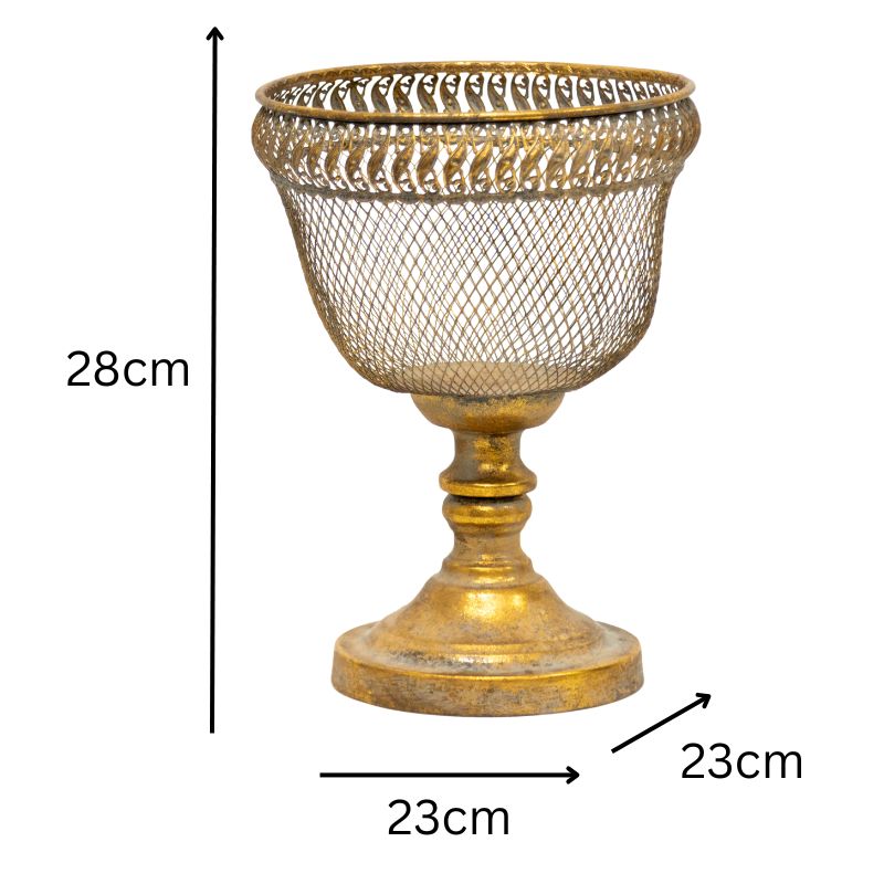 Lustre Footed Bowl 28cm - Image 3