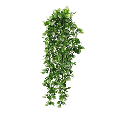 Artificial Mixed Green & White Hanging Jasmine 73cm UV Resistant - Image 2