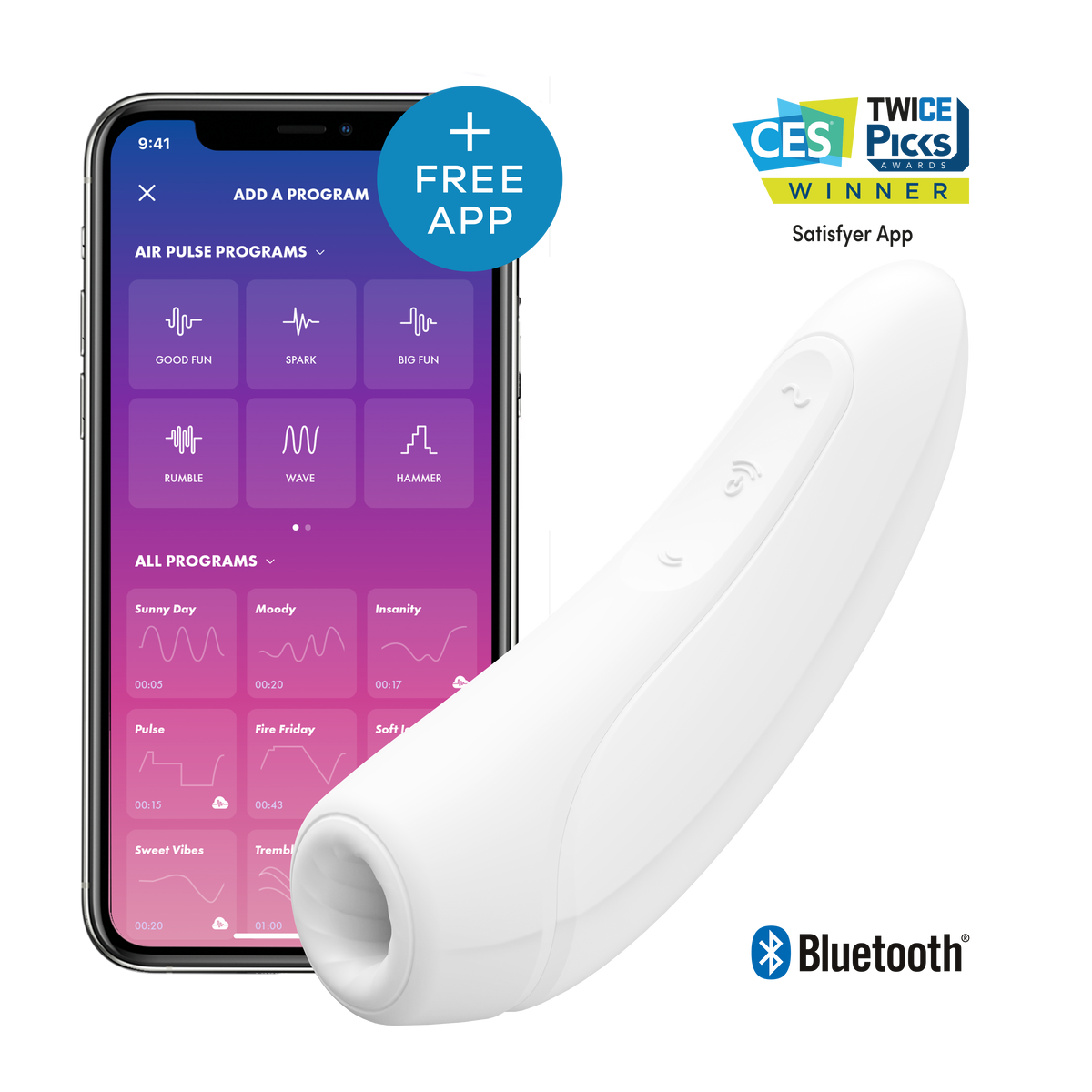 Satisfyer Curvy1+ White