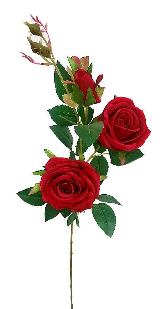 bulk 12 Artificial Red Rose 91cm