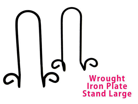 Bulk 24 Black Metal Plate(frame Stand) Large 27cm