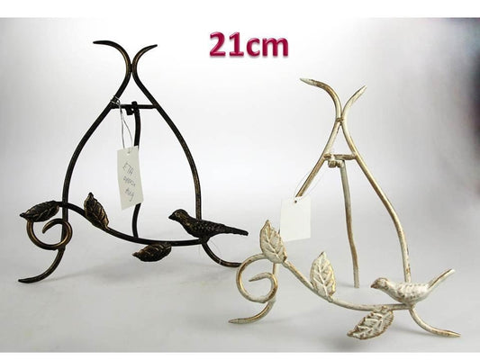 Bulk 24 Folding Bird Plate Stand 2 Asst
