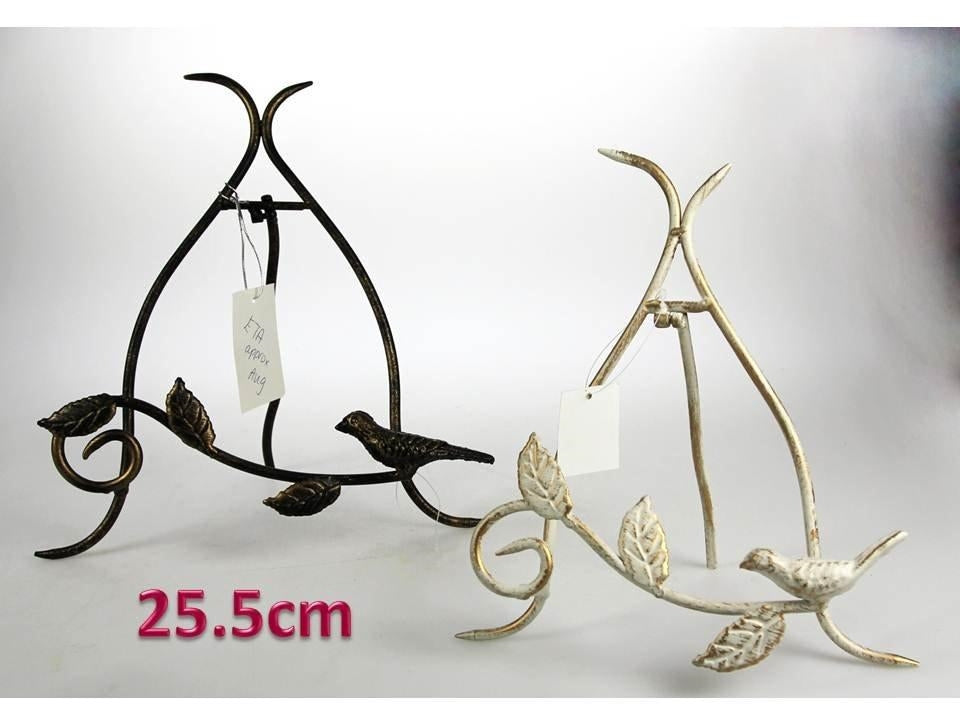 Bulk 12 Plate Stand Folding 23.5x20x25.5cm 2 Asst Cols