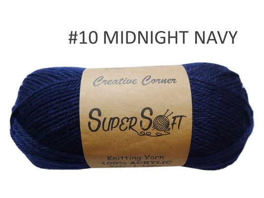 bulk 12 Super Soft Knitting Yarn