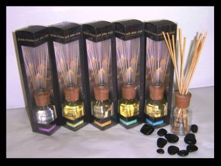 bulk 24 100ml Fragrant Oil Diffuser 10 Rattan Sticks Assorted fragrance