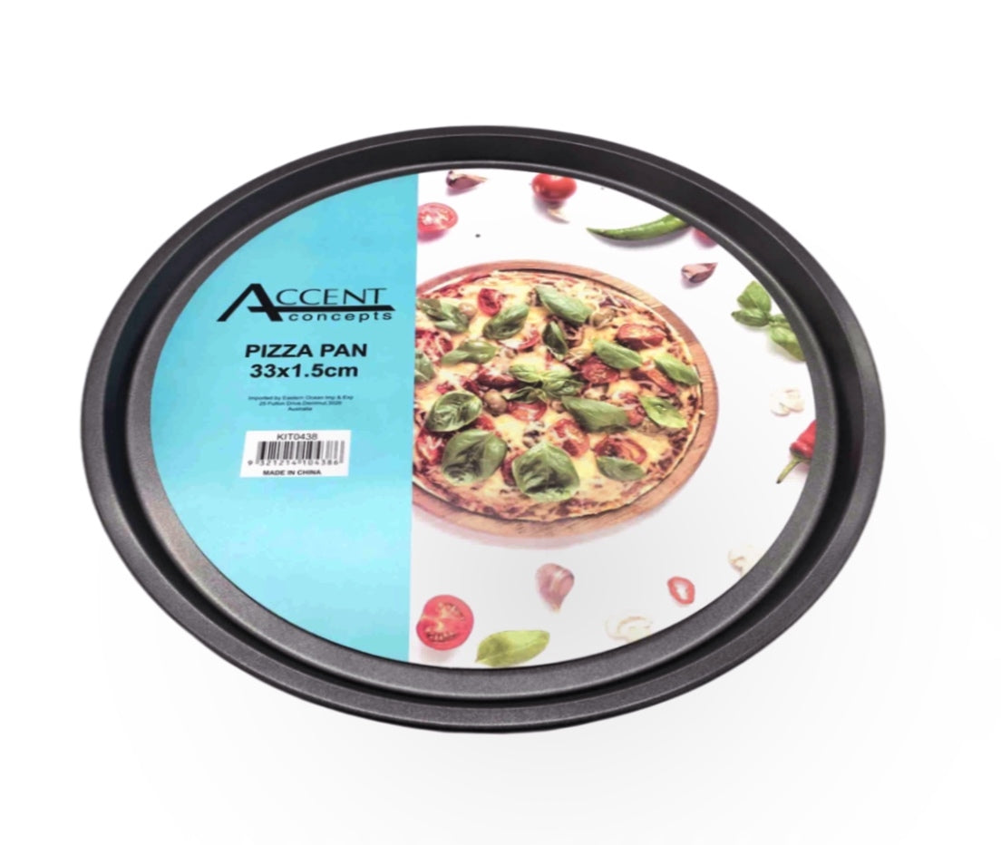 Bulk 12 Pizza Pan Lge 33x1.5cm