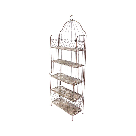 French Style 5 Tier Shelf Stand 200cm