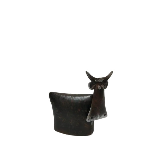 Natures Art Sitting Cow 25cm